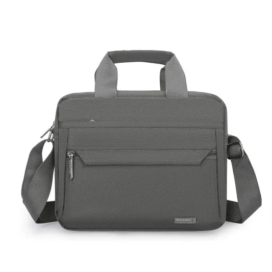 HKM-879635 Waterproof Nylon Laptop Bag for Men - Versatile Crossbody Sling Briefcase
