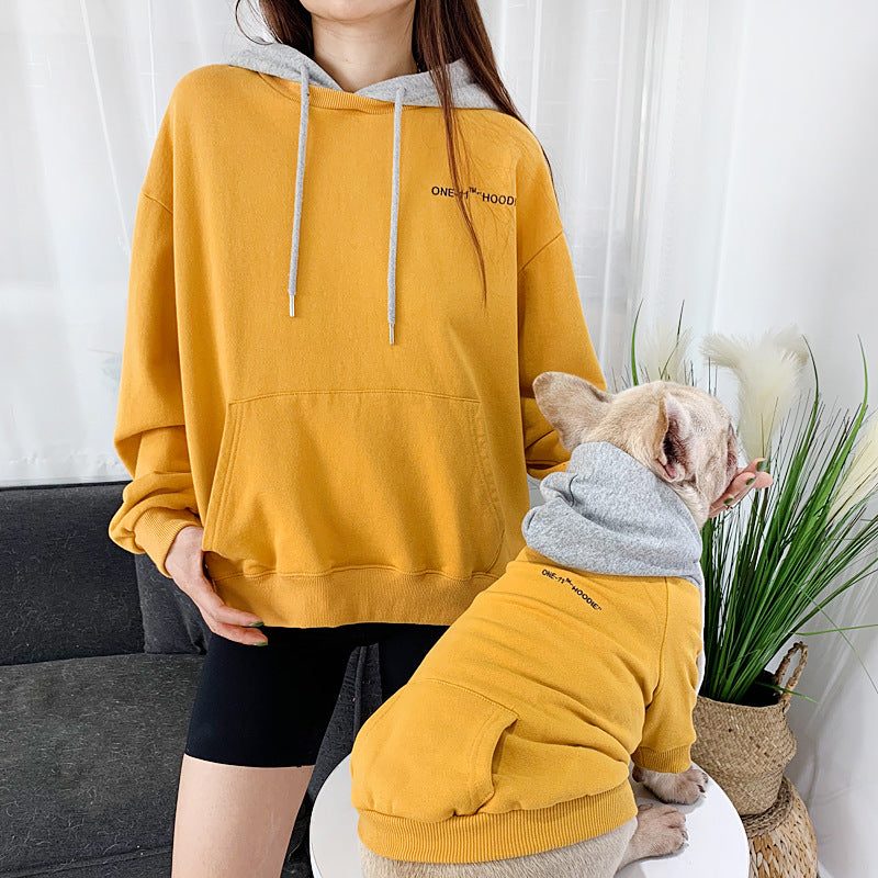 HKM-8796733 Parent-Child Persian Cat Two-Legged Cotton Outfit for Casual Wear