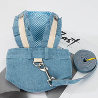 HKM-8797629 Adjustable Vest-Style Traction Rope for Small Dogs and Cats, Multiple Sizes Available