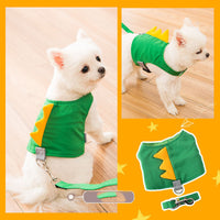 HKM-8797629 Adjustable Vest-Style Traction Rope for Small Dogs and Cats, Multiple Sizes Available