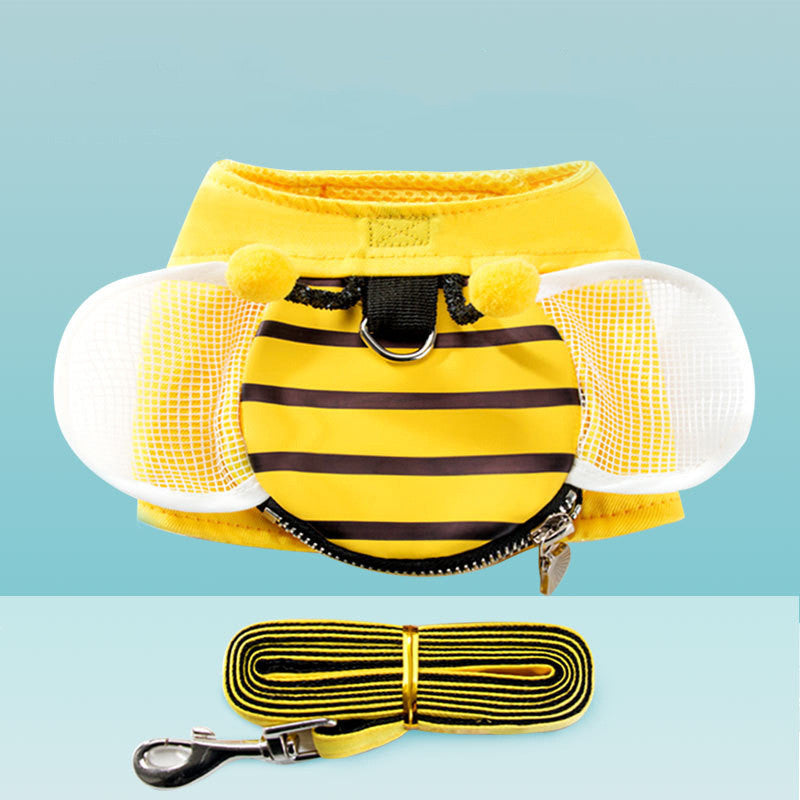 HKM-8797629 Adjustable Vest-Style Traction Rope for Small Dogs and Cats, Multiple Sizes Available