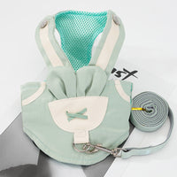 HKM-8797629 Adjustable Vest-Style Traction Rope for Small Dogs and Cats, Multiple Sizes Available