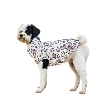 HKM-8798909 Waterproof Cotton-Padded Pet Coat with Zipper - Dark Blue, Leopard Print, Camouflage Options in Multiple Sizes