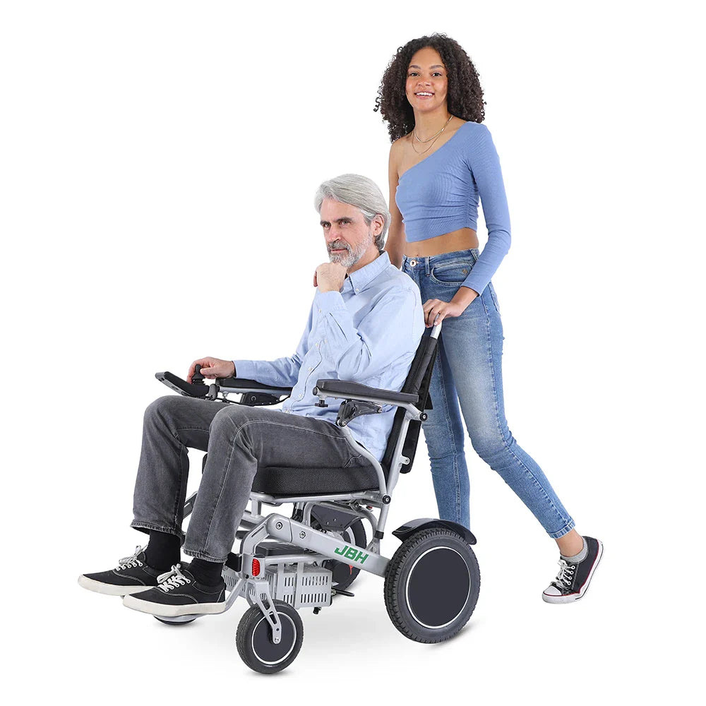 HKM-879955 Electric Wheelchair with Removable Battery and Electromagnetic Brake - Model D10