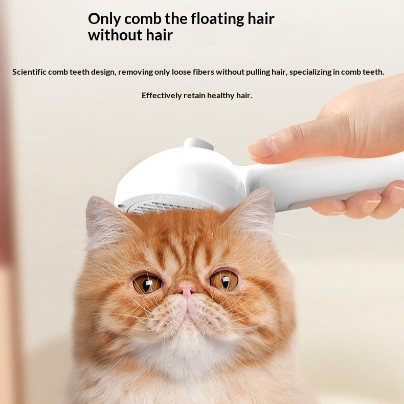HKM-8799933 Pet Grooming Spray Comb with Detangling Brush and No-Rinse Serum for Cats - Multiple Colors Available
