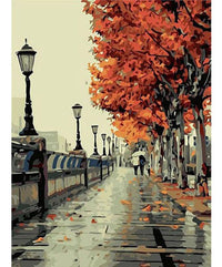 HKM-880083 Framed Picture DIY Acrylic Painting Kit - 40x50cm Eco-Friendly Non-Toxic Paint