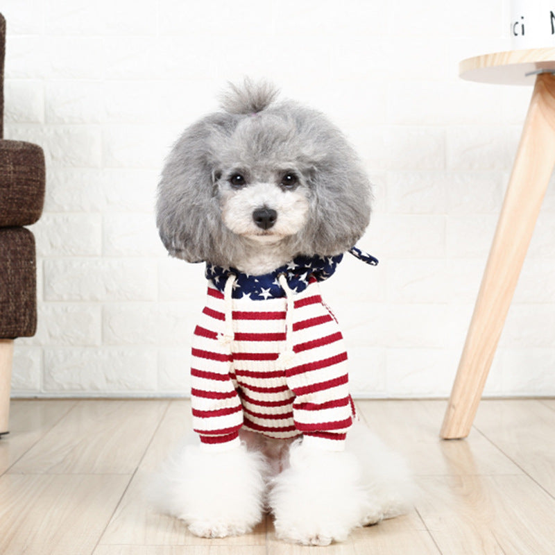 HKM-8802109 Two-Legged Dog and Cat Costume for Spring and Autumn Travel