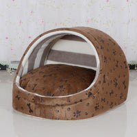 HKM-8802365 Autumn Removable & Washable Pet Nest with Non-Slip Bottom - Soft Plush, Multiple Sizes Available
