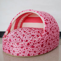 HKM-8802365 Autumn Removable & Washable Pet Nest with Non-Slip Bottom - Soft Plush, Multiple Sizes Available