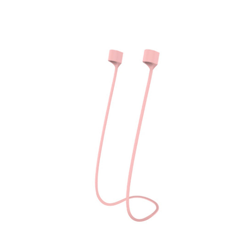 HKM-880275 Magnetic Silicone Anti-Lost Lanyard for Wireless Bluetooth Headsets - Simple Design in Multiple Colors