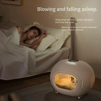 HKM-880339 Intelligent Automatic Blow-Drying Box for Small Pets - Eco-Friendly, Modern Design, Battery-Powered