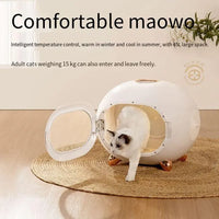HKM-880339 Intelligent Automatic Blow-Drying Box for Small Pets - Eco-Friendly, Modern Design, Battery-Powered
