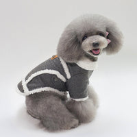 HKM-8803773 Winter Pet Dog Jacket for Small Dogs and Puppies, Thick Warm Velvet Coat