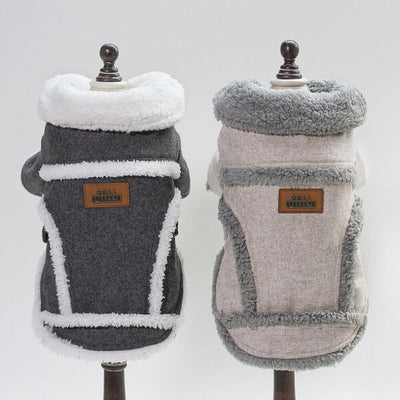 HKM-8803773 Winter Pet Dog Jacket for Small Dogs and Puppies, Thick Warm Velvet Coat
