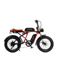 HKM-880403 48V 26Ah Electric Mountain Bike with 750W Motor | All-Terrain Adult E-Bike for Commuting & Trails | Dual Disc Brakes, 7 Speed