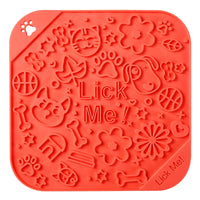 HKM-8804925 Slow Feed Puzzle Mat for Dogs with Scraper - Silicone, 20x20cm, Available in Multiple Colors