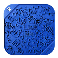 HKM-8804925 Slow Feed Puzzle Mat for Dogs with Scraper - Silicone, 20x20cm, Available in Multiple Colors