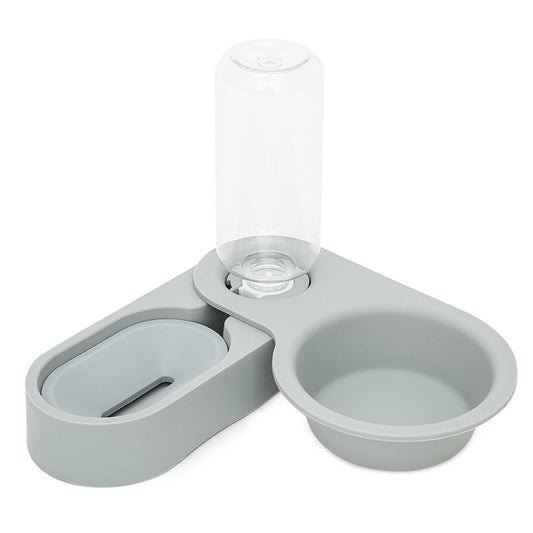 HKM-880595 Automatic Drinking Water Bowls for Cats - Rotatable Multifunctional Corner Bowl in Multiple Colors