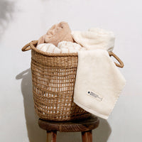 HKM-880659 Organic Cotton Square Towel for Kids - 36 x 35 cm