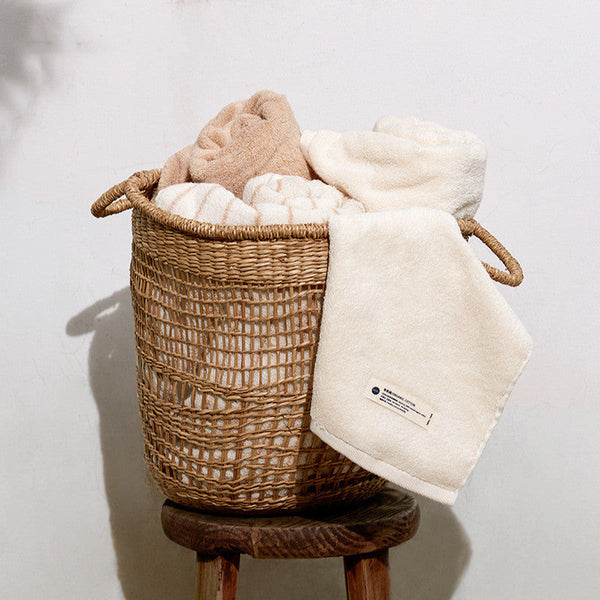 HKM-880659 Organic Cotton Square Towel for Kids - 36 x 35 cm