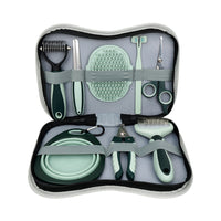 HKM-8807357 Cordless Dog Grooming Clippers with Grooming Kit for Thick Coats, Low Noise Hair Trimmer and Nail Clipper