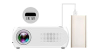 HKM-880915 HD 1080P Mini Home Pico Projector with HDMI and AV Inputs - Supports U Disks and TF Cards