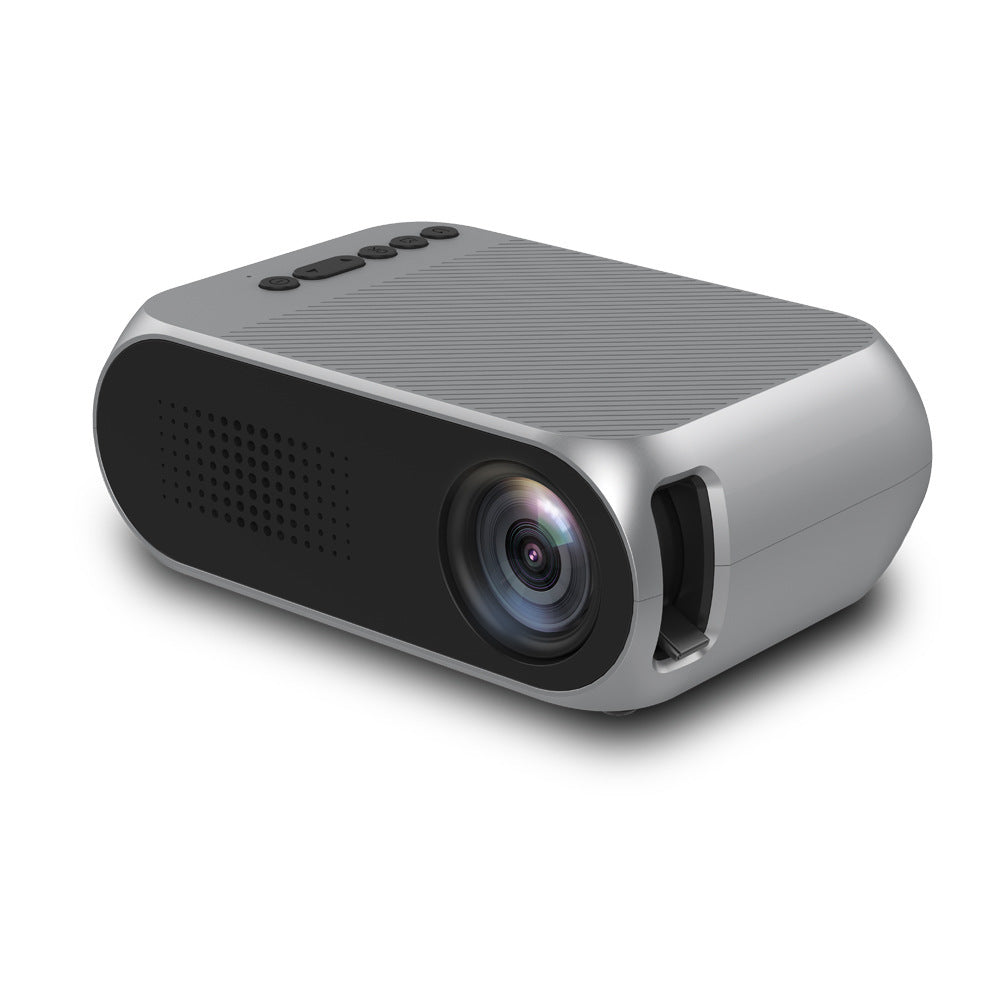 HKM-880915 HD 1080P Mini Home Pico Projector with HDMI and AV Inputs - Supports U Disks and TF Cards