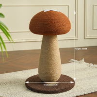 HKM-8810045 Mushroom Cat Climbing Frame with Sisal Scratch Post - Japanese Style Design