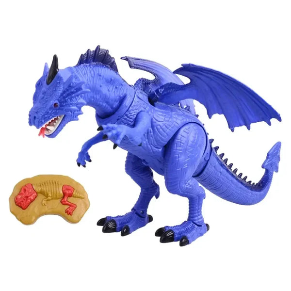 HKM-881043 Colorful Walking Remote Control Dinosaur Toy for Kids, Musical and Interactive, 51cm-99cm Height