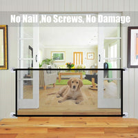 HKM-8811453 Portable Folding Pet Isolation Net - Nylon Material, 1.1m & 1.8m Options, Compact Design