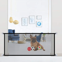 HKM-8811453 Portable Folding Pet Isolation Net - Nylon Material, 1.1m & 1.8m Options, Compact Design