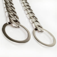 HKM-8811837 Mirror Polished Stainless Steel Dog Necklace with Adjustable Chain Lengths