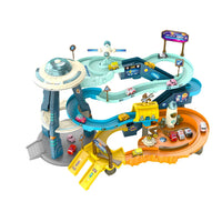 HKM-881235 Mars Base Electric Slot Car Track Set - DIY Railway Toy for Kids