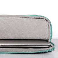HKM-881299 Breathable Waterproof Shockproof Digital Printing Computer Liner Bag - Available in 11-15 Inch Sizes, Green Wave Design