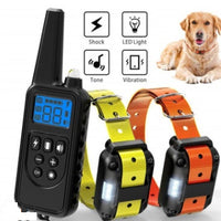 HKM-8813117 Rechargeable Electronic Dog Training Collar with Remote, 880-Yard Range, Vibration & Tone Options, Waterproof