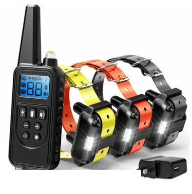 HKM-8813117 Rechargeable Electronic Dog Training Collar with Remote, 880-Yard Range, Vibration & Tone Options, Waterproof
