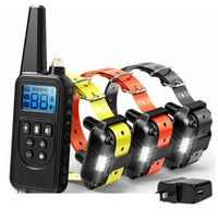 HKM-8813117 Rechargeable Electronic Dog Training Collar with Remote, 880-Yard Range, Vibration & Tone Options, Waterproof