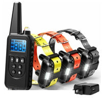 HKM-8813117 Rechargeable Electronic Dog Training Collar with Remote, 880-Yard Range, Vibration & Tone Options, Waterproof