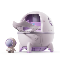 HKM-881427 Ultrasonic Aromatherapy Humidifier with 1.3L Tank, 7 Colour LED Lights, and Touchscreen Control