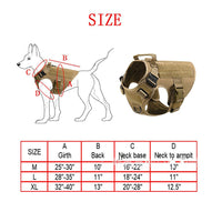 HKM-8815421 Strong Nylon Tactical Pet Vest with Quick Release Buckle and Breathable Mesh