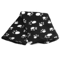 HKM-8816445 Double-Sided Pet Blanket with Paw Print Design, Soft and Durable for All Seasons