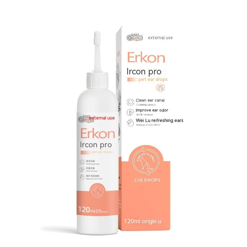 HKM-8817469 Pet Ear Cleaning and Deodorizing Oil - 60ml and 120ml Options Available