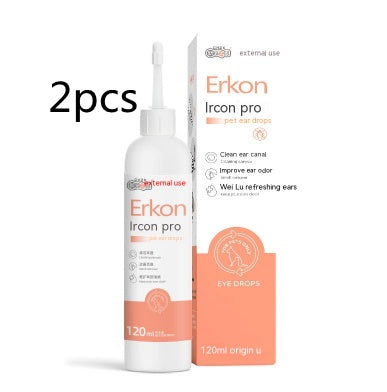 HKM-8817469 Pet Ear Cleaning and Deodorizing Oil - 60ml and 120ml Options Available