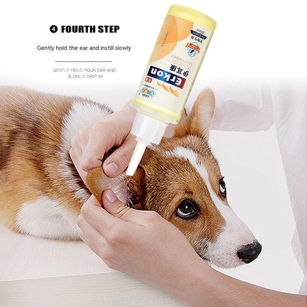 HKM-8817469 Pet Ear Cleaning and Deodorizing Oil - 60ml and 120ml Options Available