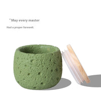 HKM-8819261 Handmade Cement Pet Cinerary Casket for Cat or Dog Ashes