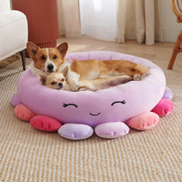 HKM-8819645 Super Soft Plush Pet Bed for Dogs - Cozy Cloth Design in Multiple Colors