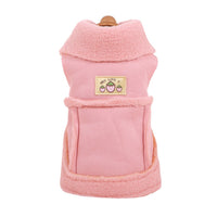 HKM-8820029 Cozy Pet Fleece-lined Double-layer Plush Cotton-padded Coat for Dogs
