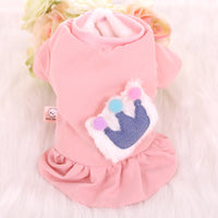 HKM-8820029 Cozy Pet Fleece-lined Double-layer Plush Cotton-padded Coat for Dogs