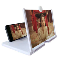 HKM-882067 Acrylic Lens Mobile Phone 3D Screen Magnifier with Tempered Glass Cover