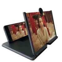 HKM-882067 Acrylic Lens Mobile Phone 3D Screen Magnifier with Tempered Glass Cover